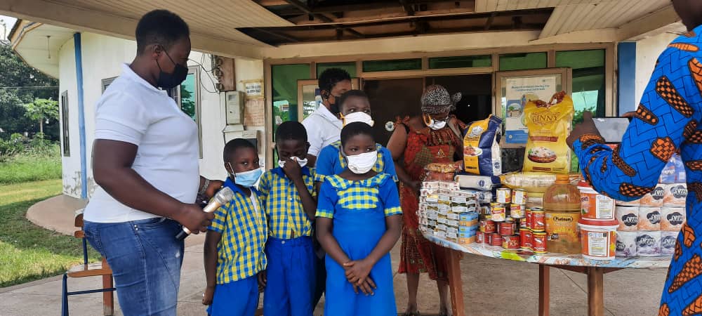 Donation Of Detergents & Assorted Food To ‘World Of Friends’ Orphanage Home In Berekum 